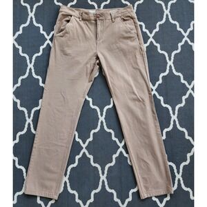 Mugsy Belmonts Mens 35x34 Brown Stretch Chino Pants Style No. K4PNBG